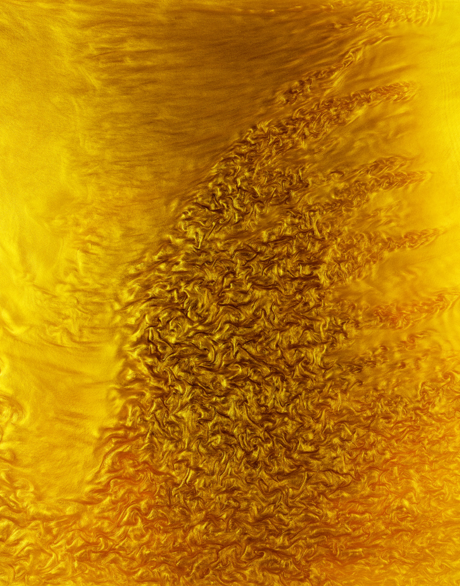 PROPRIETARY GOLD LIQUID ABSTRACT SHAPES SHOT BY DAVID FILIBERTI