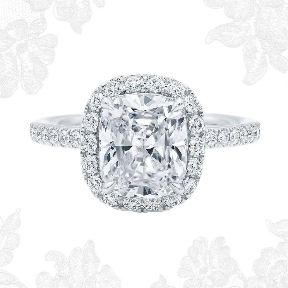 HIGH JEWELRY DIAMOND RING MADE BY HARRY WINSTON AND SHOT BY DAVID FILIBERTI